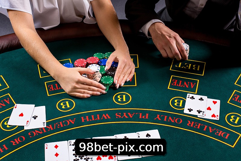Mesa de Blackjack 98bet